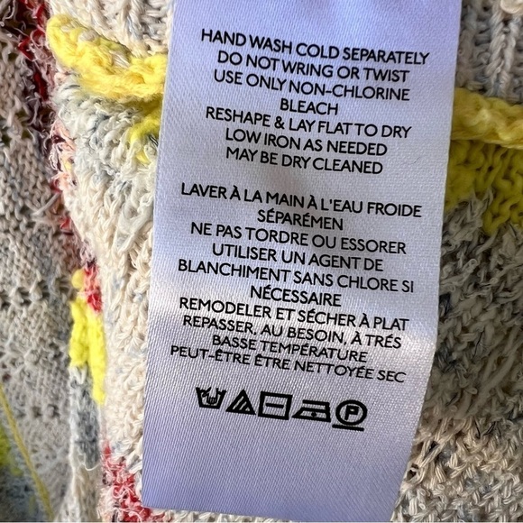 ANTHROPOLOGIE BEACH SIDE STRIPED LOOSE FIT OVERSIZED SWEATER TOP SIZE XS - Picture 7 of 9